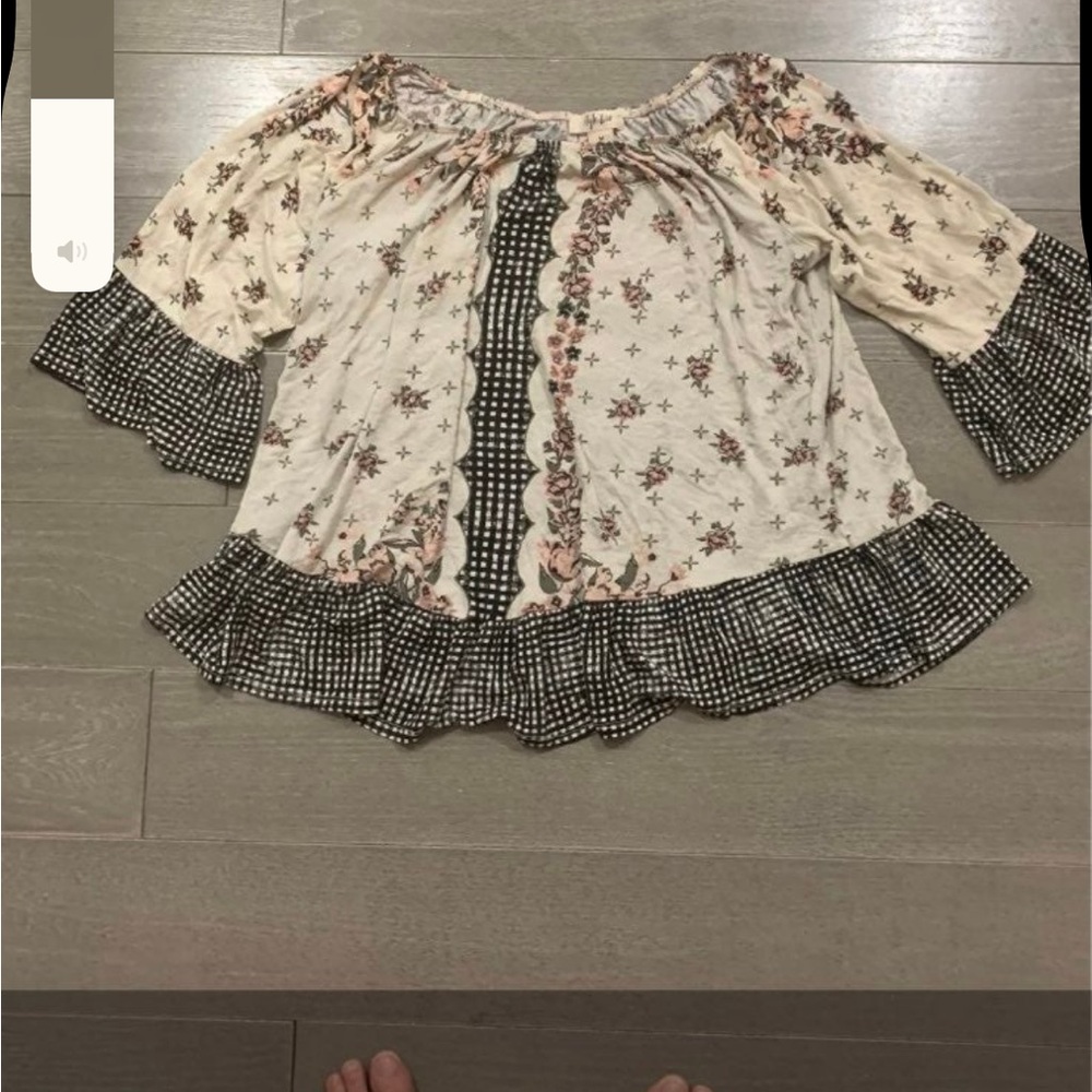 Rose checkered shirt - Picture 3 of 4
